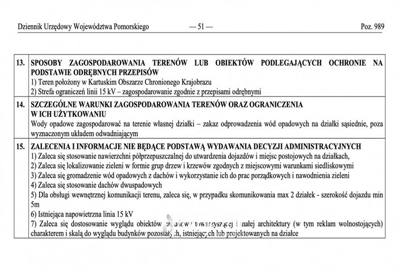 Działka o wymiarach 30 5x38  Idealna pod dom.  - Dzierżążno